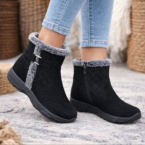 Easy Spirit NEW Valor Cozy Minimalist Water-repellent Winter Boots 9M